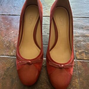 NEW Ann Taylor LOFT leather & Suede Shoes Size 9